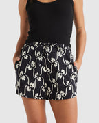 WOMENS DREAMER ELASTIC WAIST SHORTS