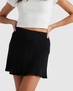 WOMENS VIS SKIRT WOVEN MINI SKIRT