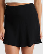 WOMENS VIS SKIRT WOVEN MINI SKIRT