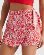 WOMENS JUNIPER TIE PRINT SKORT