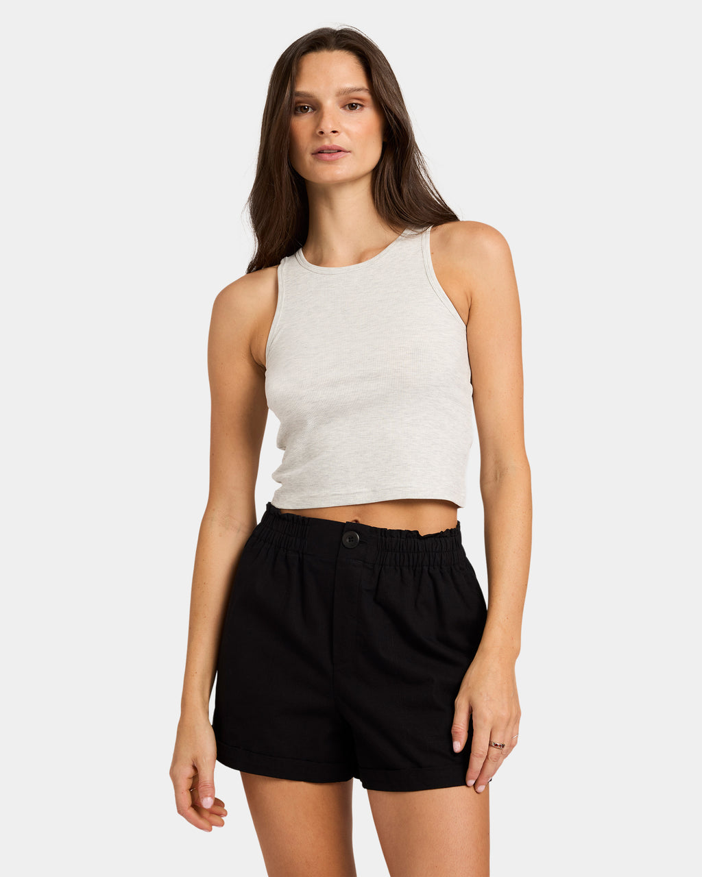 Womens Boyfriend Rib Tank