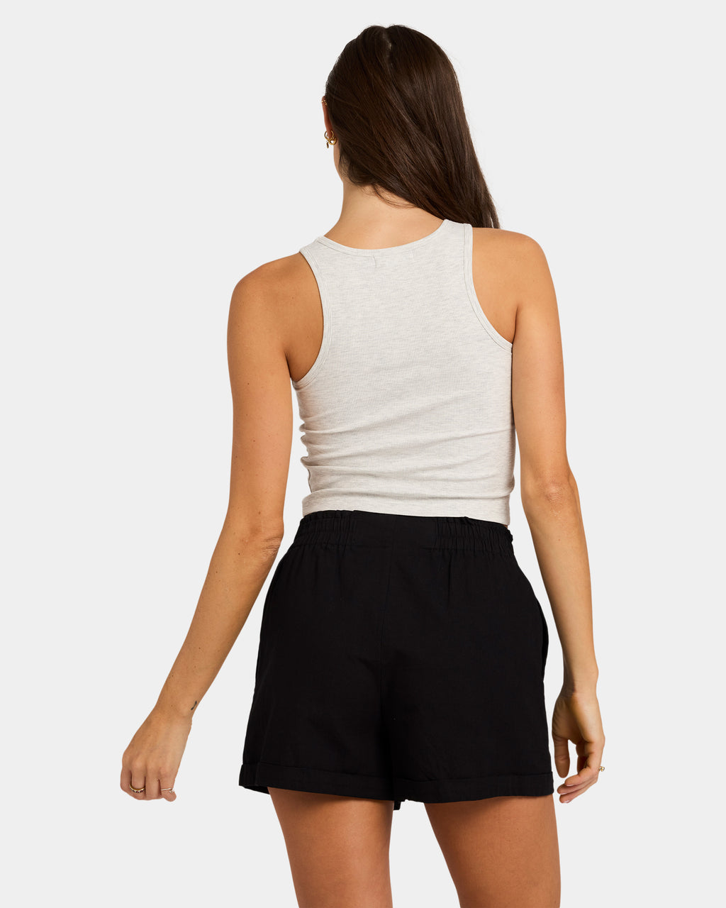 Womens Boyfriend Rib Tank