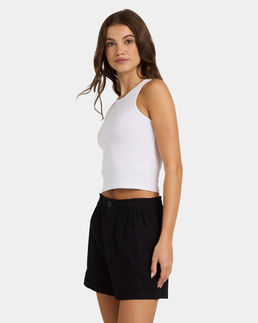 Womens Boyfriend Rib Tank