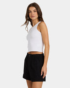 Womens Boyfriend Rib Tank