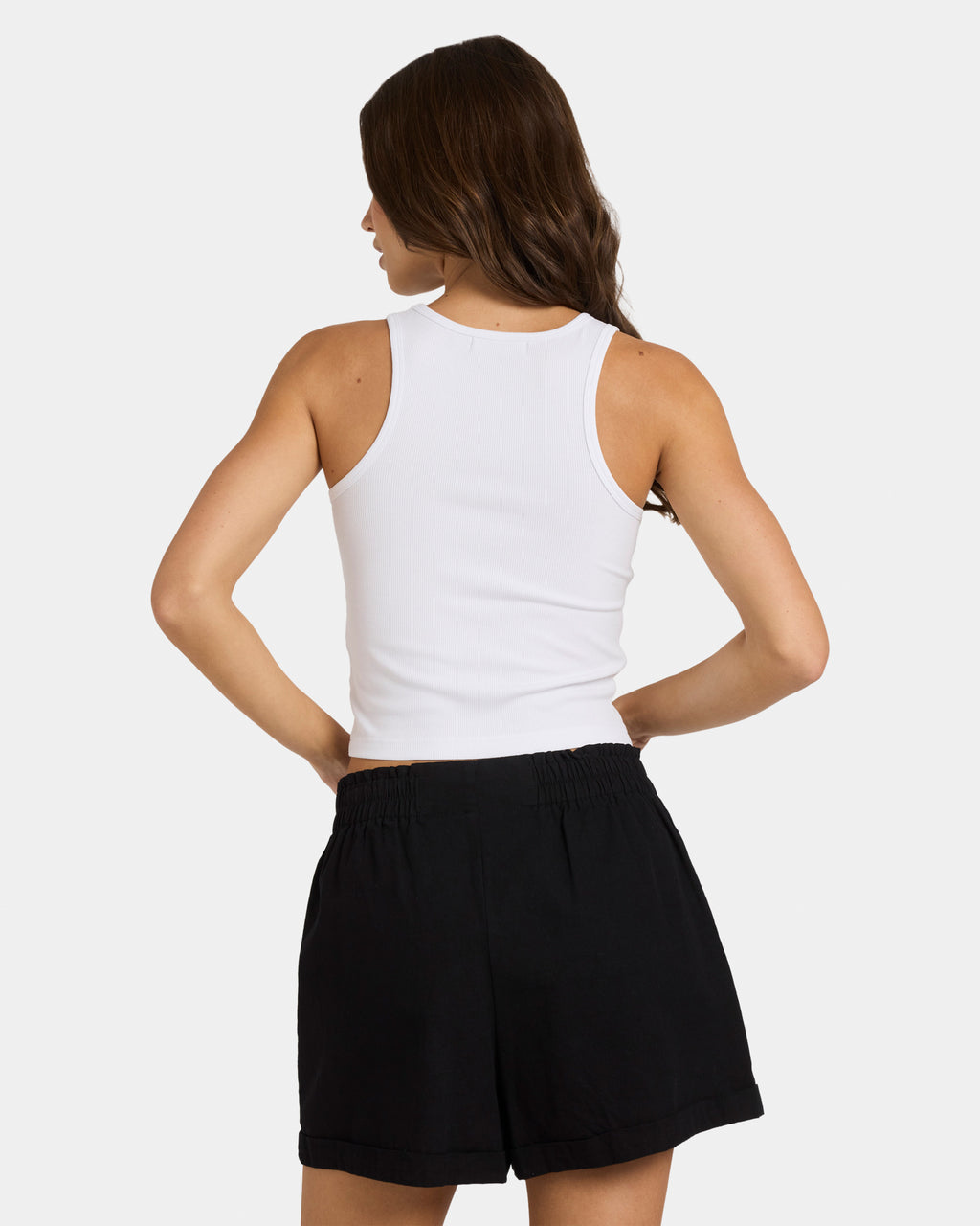 Womens Boyfriend Rib Tank