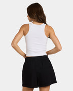 Womens Boyfriend Rib Tank