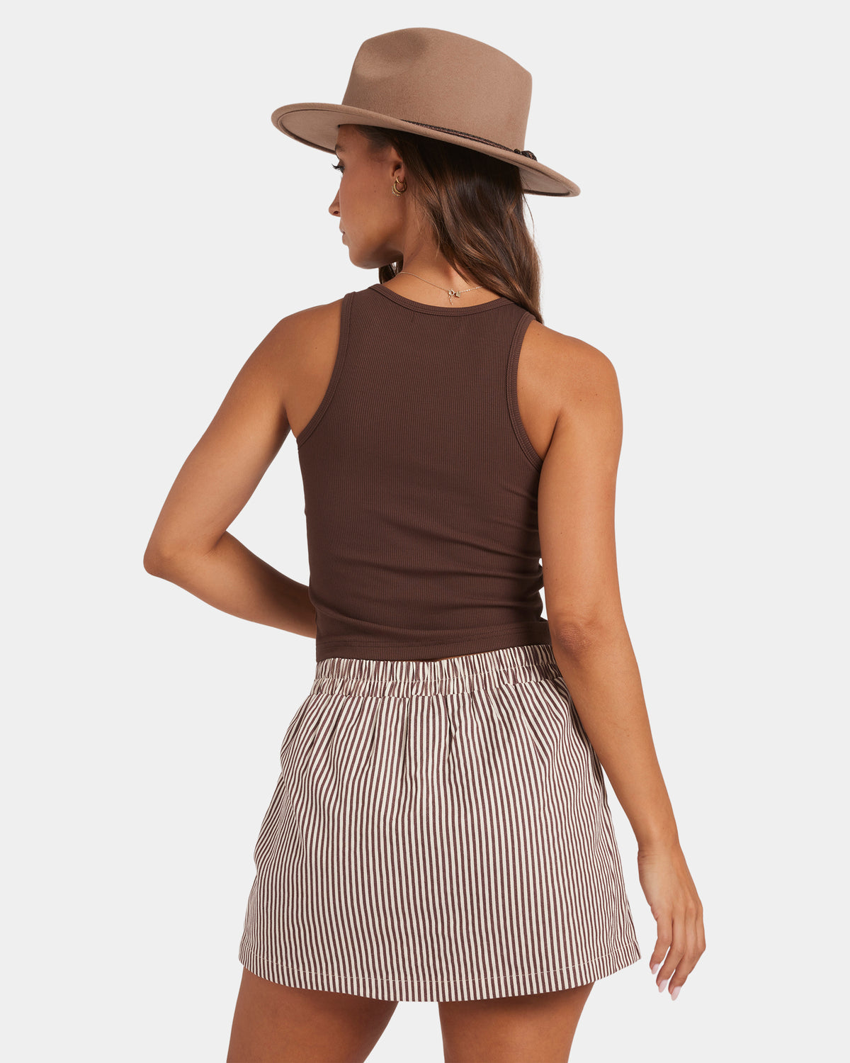 WOMENS BOYFRIEND RIB TANK