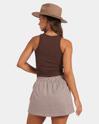 WOMENS BOYFRIEND RIB TANK