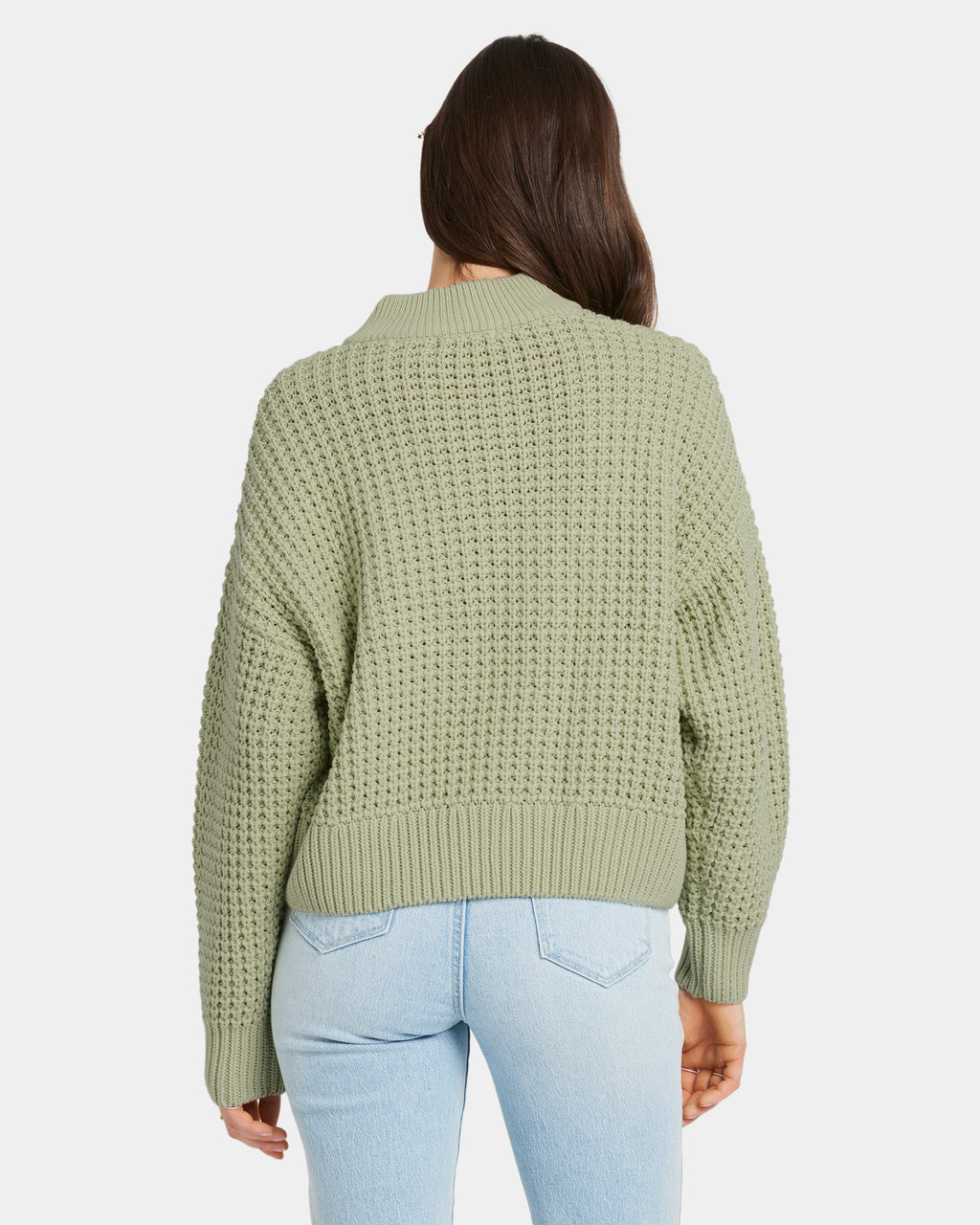 WAFER 1/2 ZIP KNIT