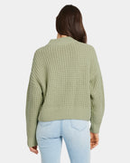 WAFER 1/2 ZIP KNIT