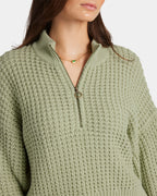 WAFER 1/2 ZIP KNIT