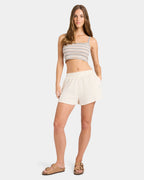 Womens Dusty Stripe Crop Tank