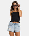 Womens Sundae Shirred Tube Tank