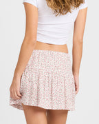 Womens Springdield Tiered Mini Skirt