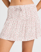 Womens Springdield Tiered Mini Skirt