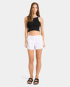 Womens Cameo Elastic Waist Shorts