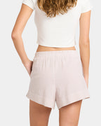 Womens Eilderness Stripe Elastic Waist Shorts