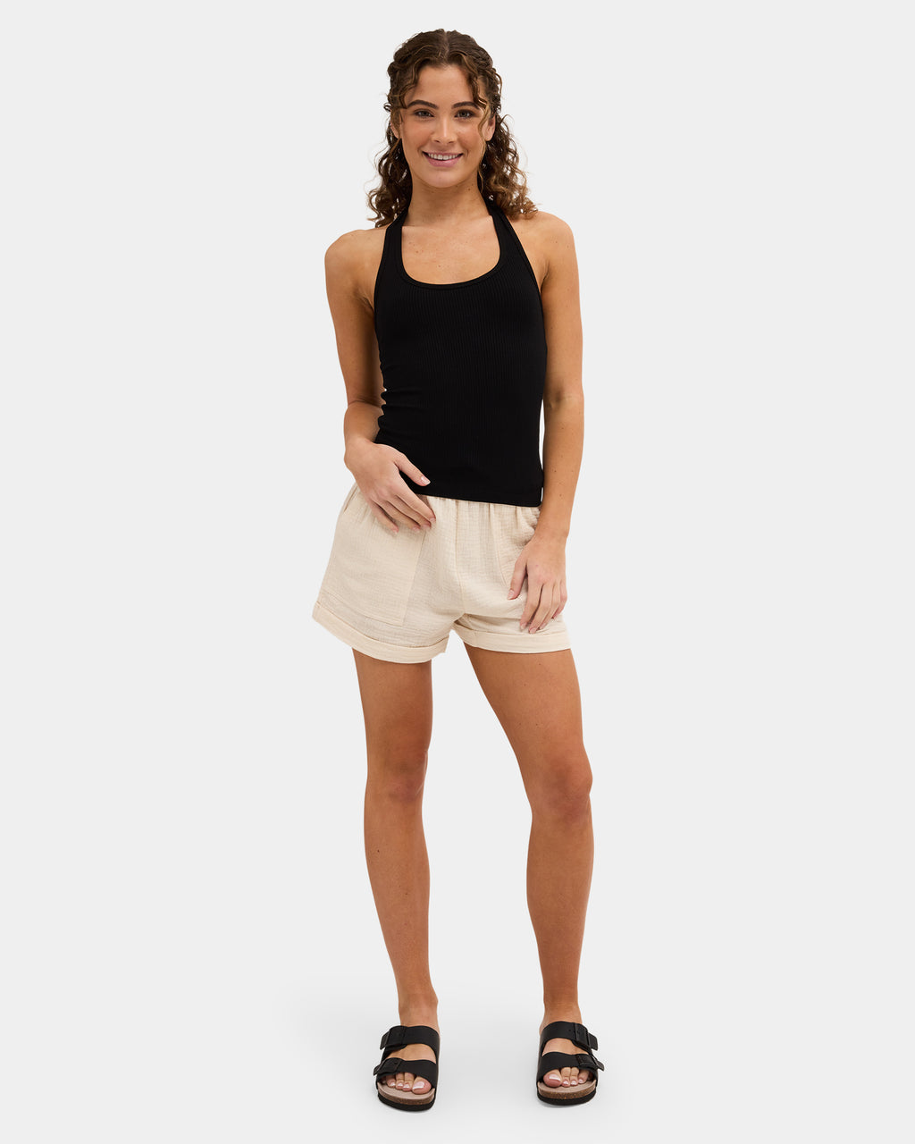 Womens New Moon Halter Top