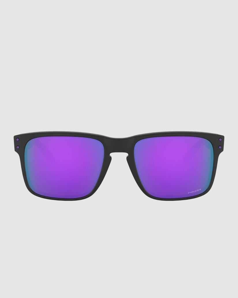 Holbrook Matte Black Prizm Square Sunglasses