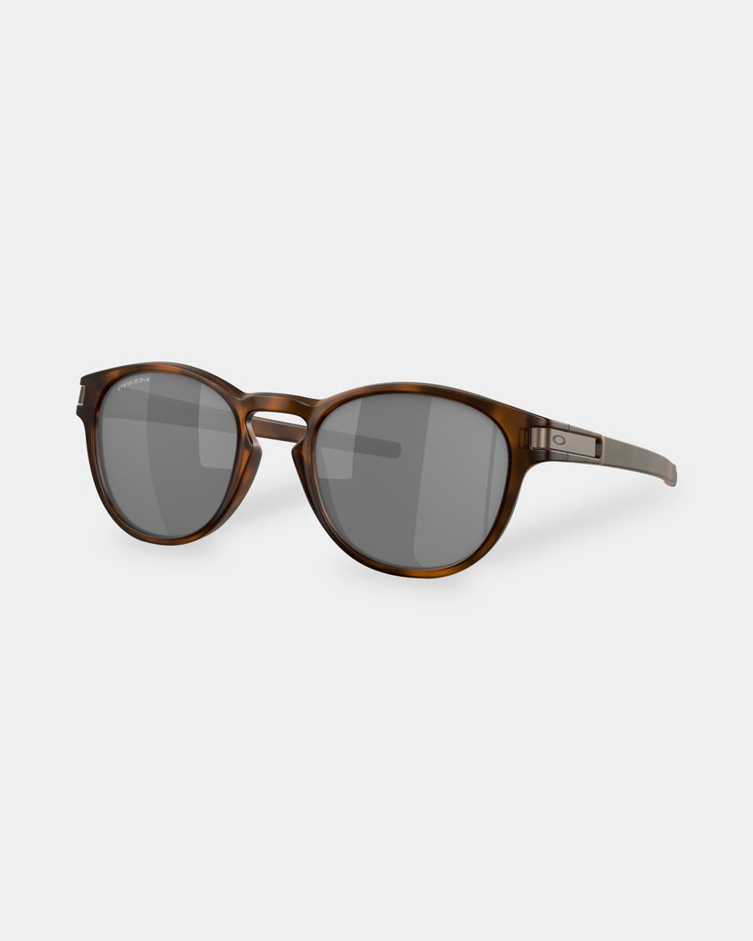 Latch Matte Brown Tort Prizm Round Sunglasses