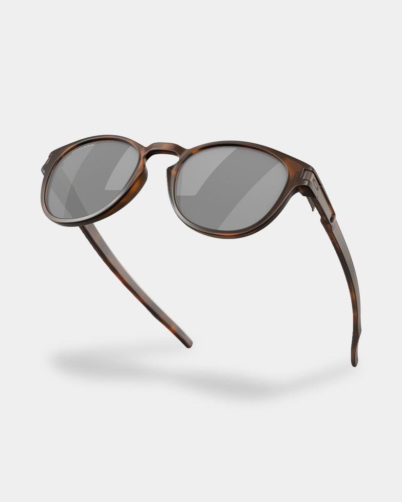 Latch Matte Brown Tort Prizm Round Sunglasses
