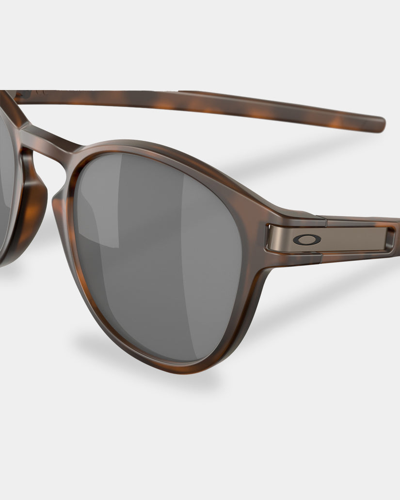 Latch Matte Brown Tort Prizm Round Sunglasses