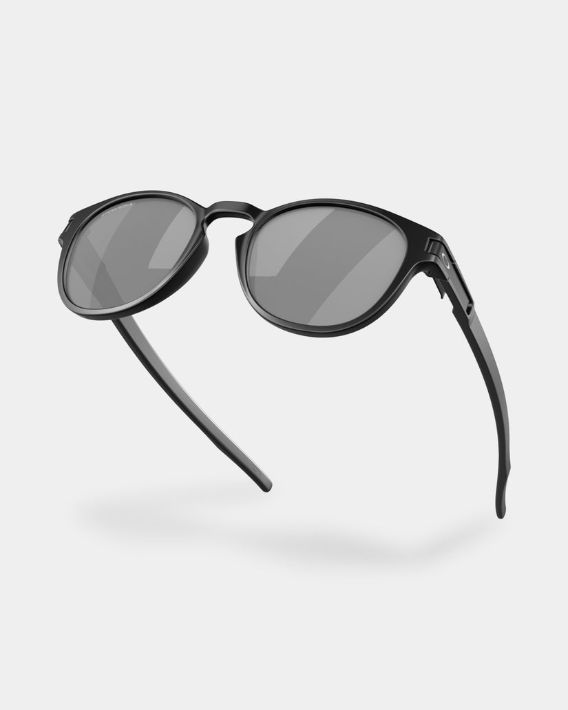Latch Matte Black Prizm Round Sunglasses