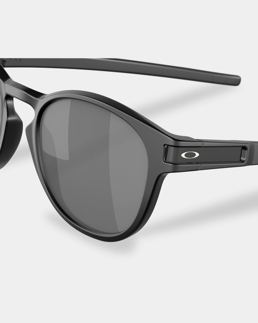 Latch Matte Black Prizm Round Sunglasses