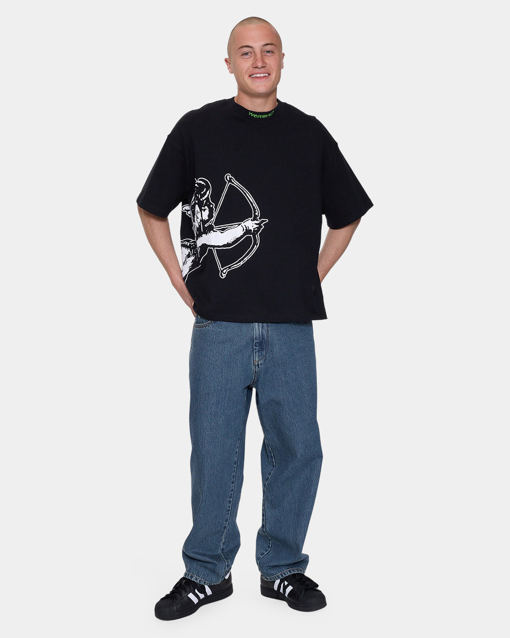Mens Cherub Cropped T-Shirt