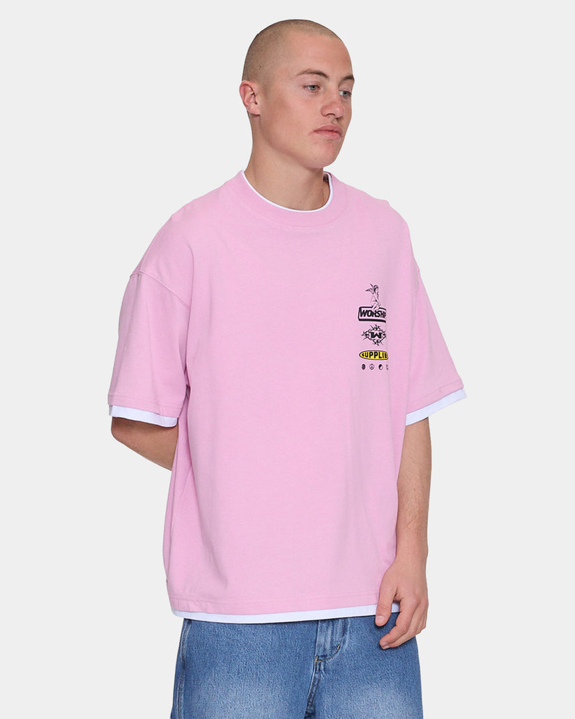 Mens Is This It Cropped Layer T-Shirt