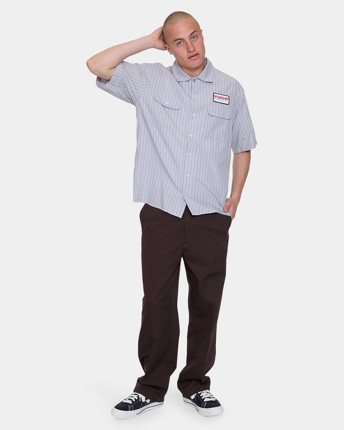 Mens Preparation Short Sleeve Shirt