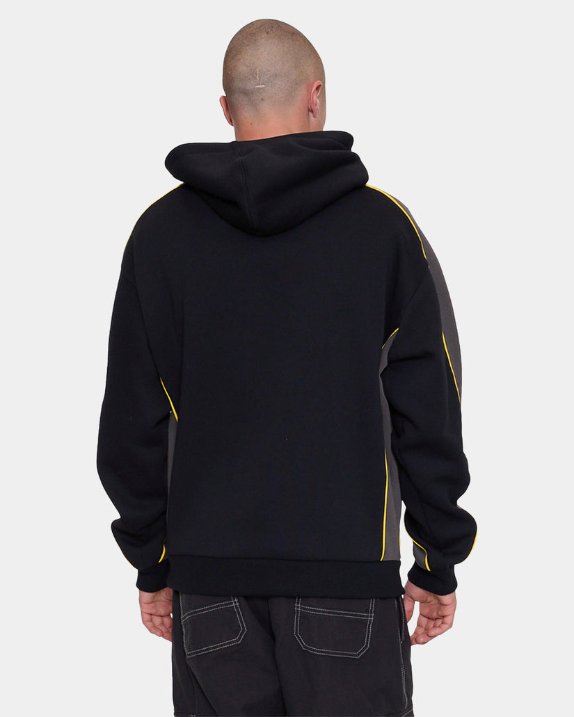 Mens Laser Panel Pullover Hoodie