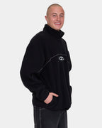 Mens Sonic Quarter Zip Sherpa Fleece Jumper