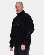 Mens Sonic Quarter Zip Sherpa Fleece Jumper