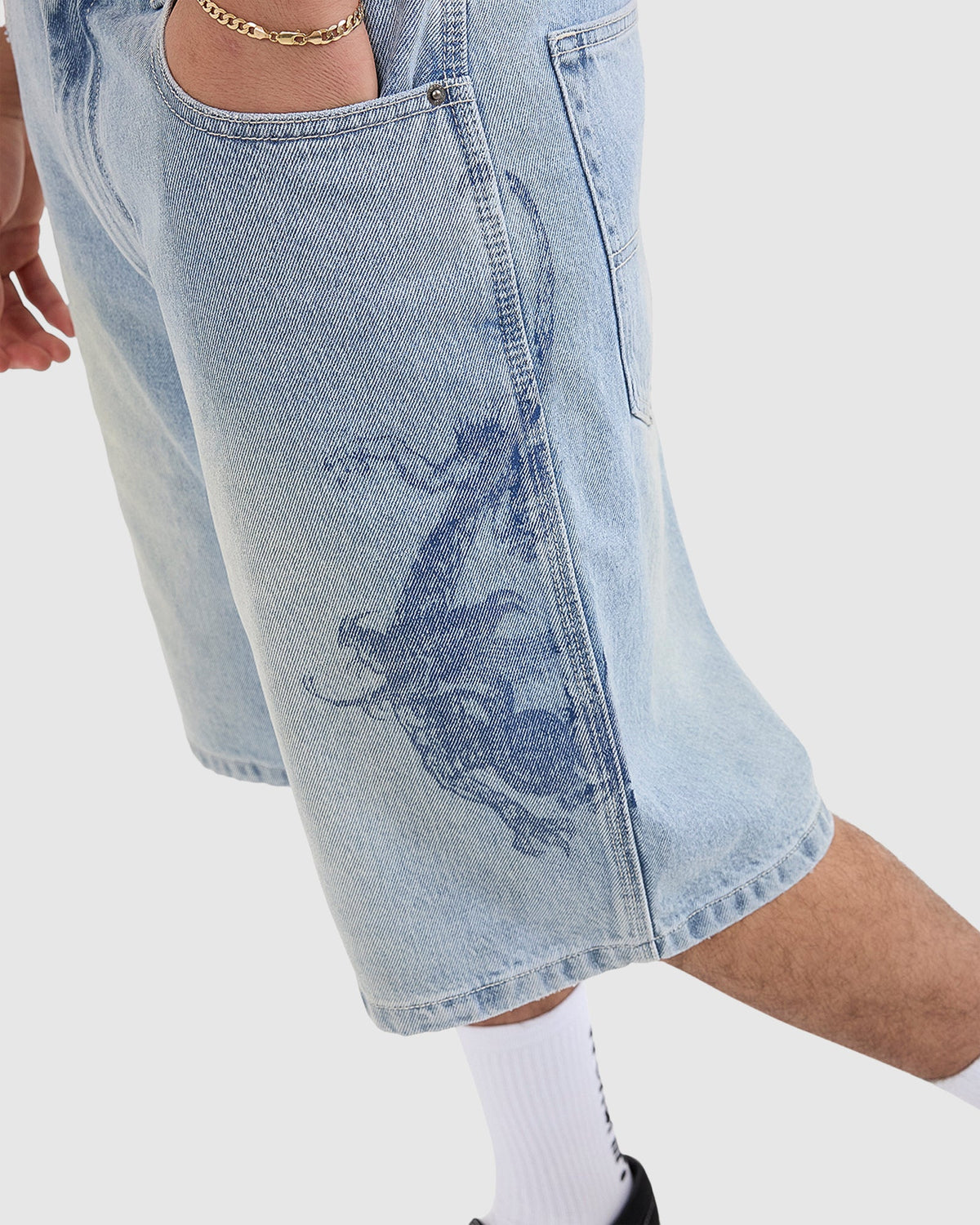 MENS PUSH OFF BIG DAWG JEANS SHORTS