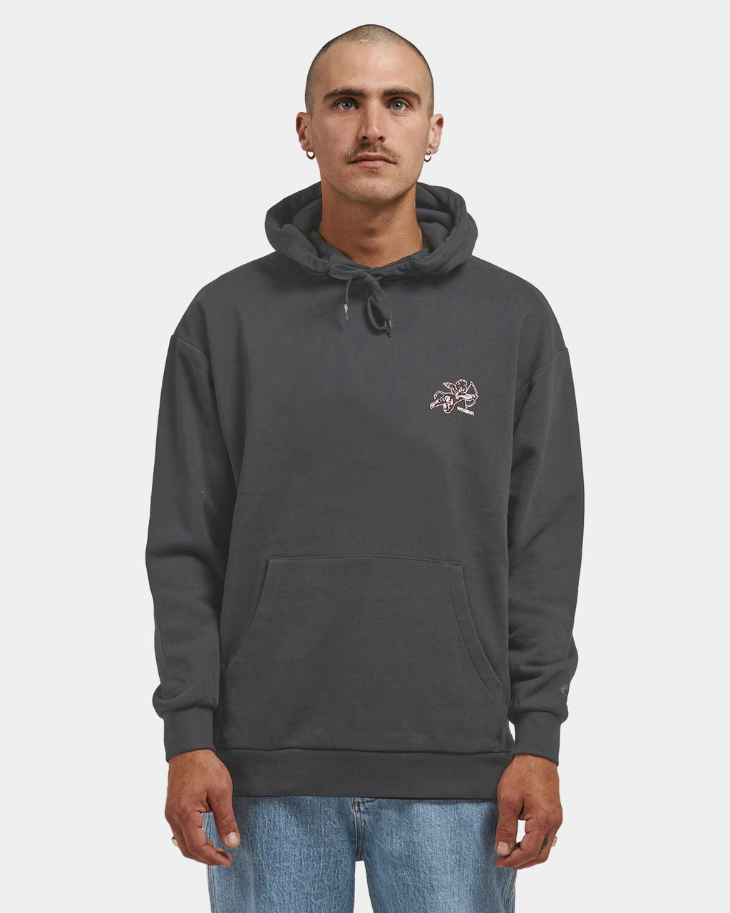 Mens Cherub Pullover Hoodie