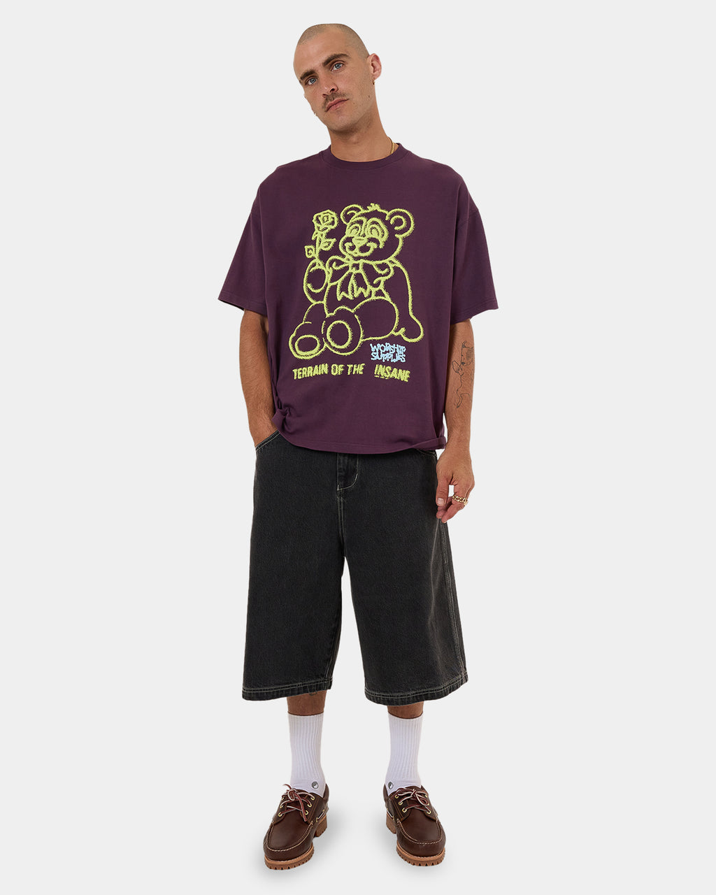 Mens Terrain Dozer Denim Shorts