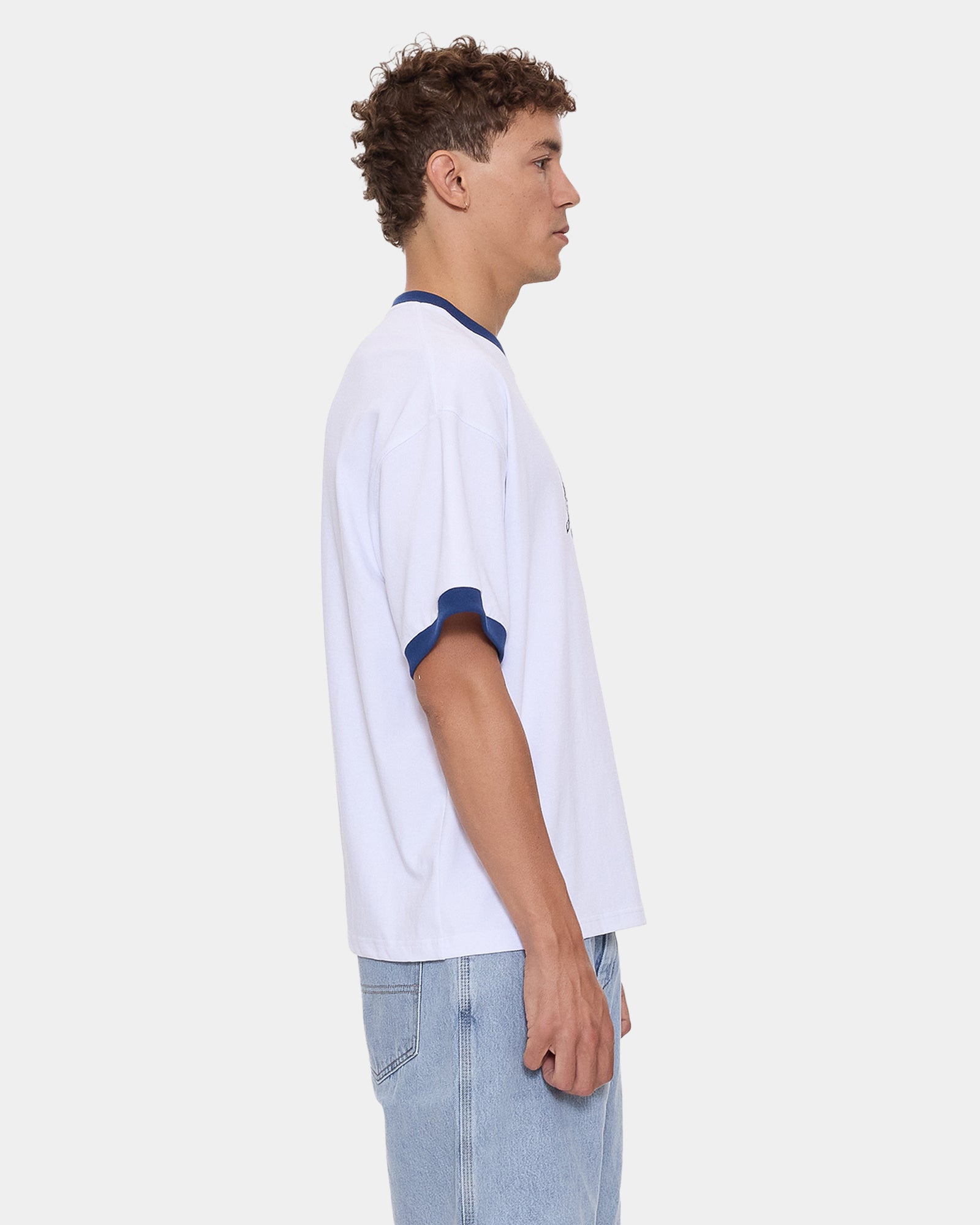 Mens Cherub Oversized Ringer T-Shirt