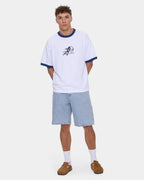Mens Cherub Oversized Ringer T-Shirt