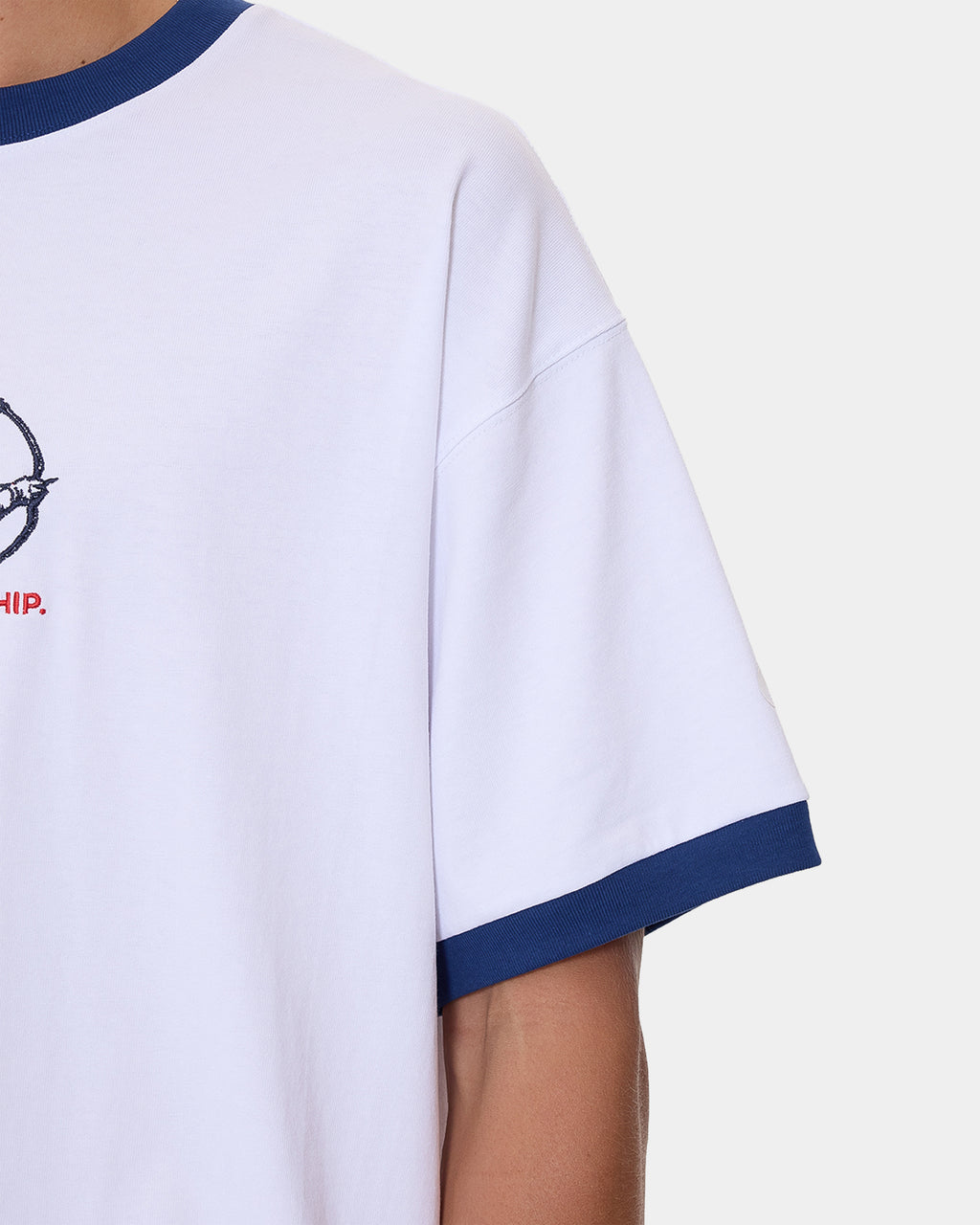 Mens Cherub Oversized Ringer T-Shirt