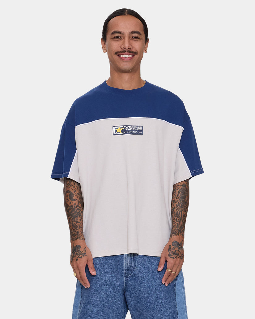 Mens Blender Oversized Panel T-Shirt