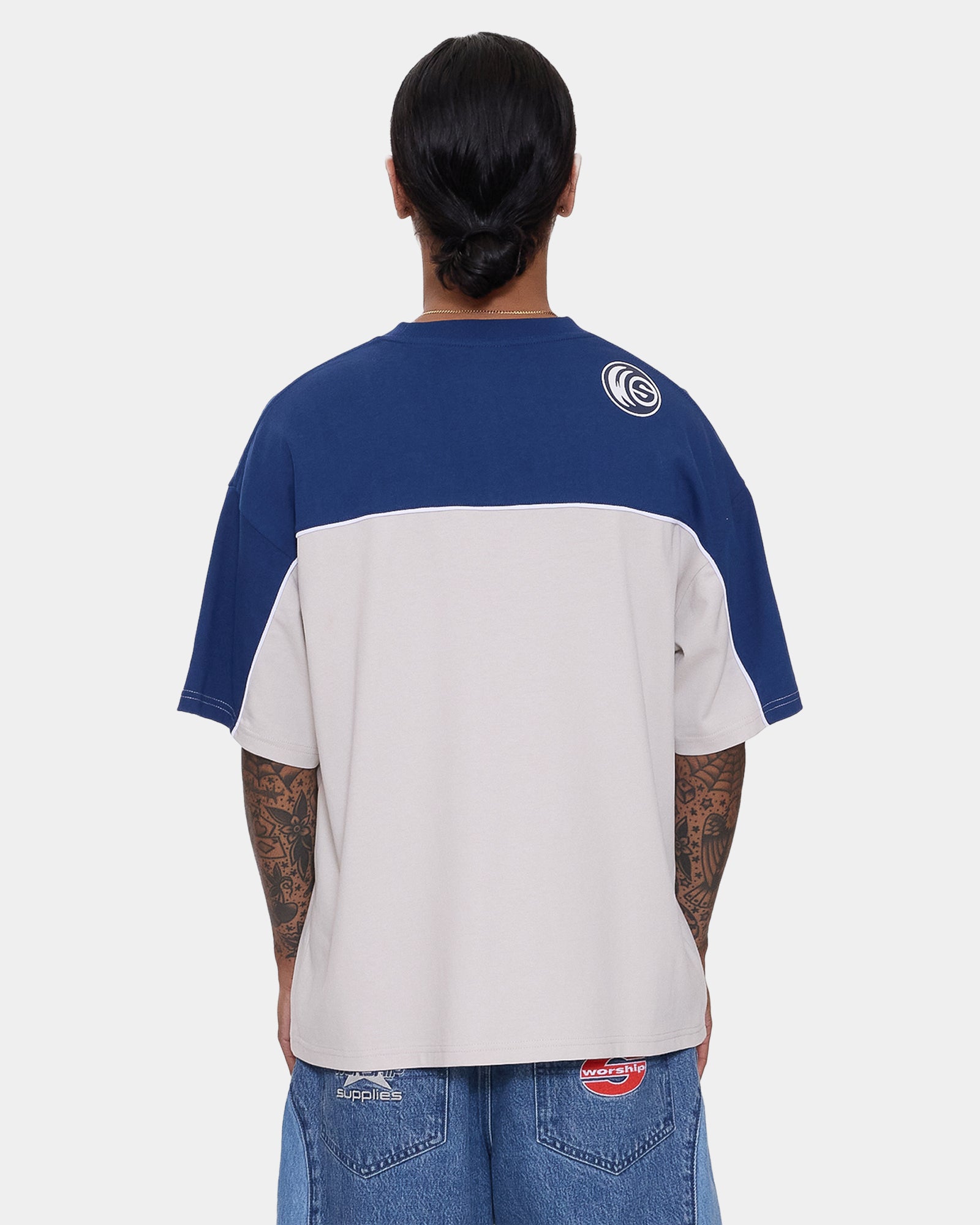 Mens Blender Oversized Panel T-Shirt
