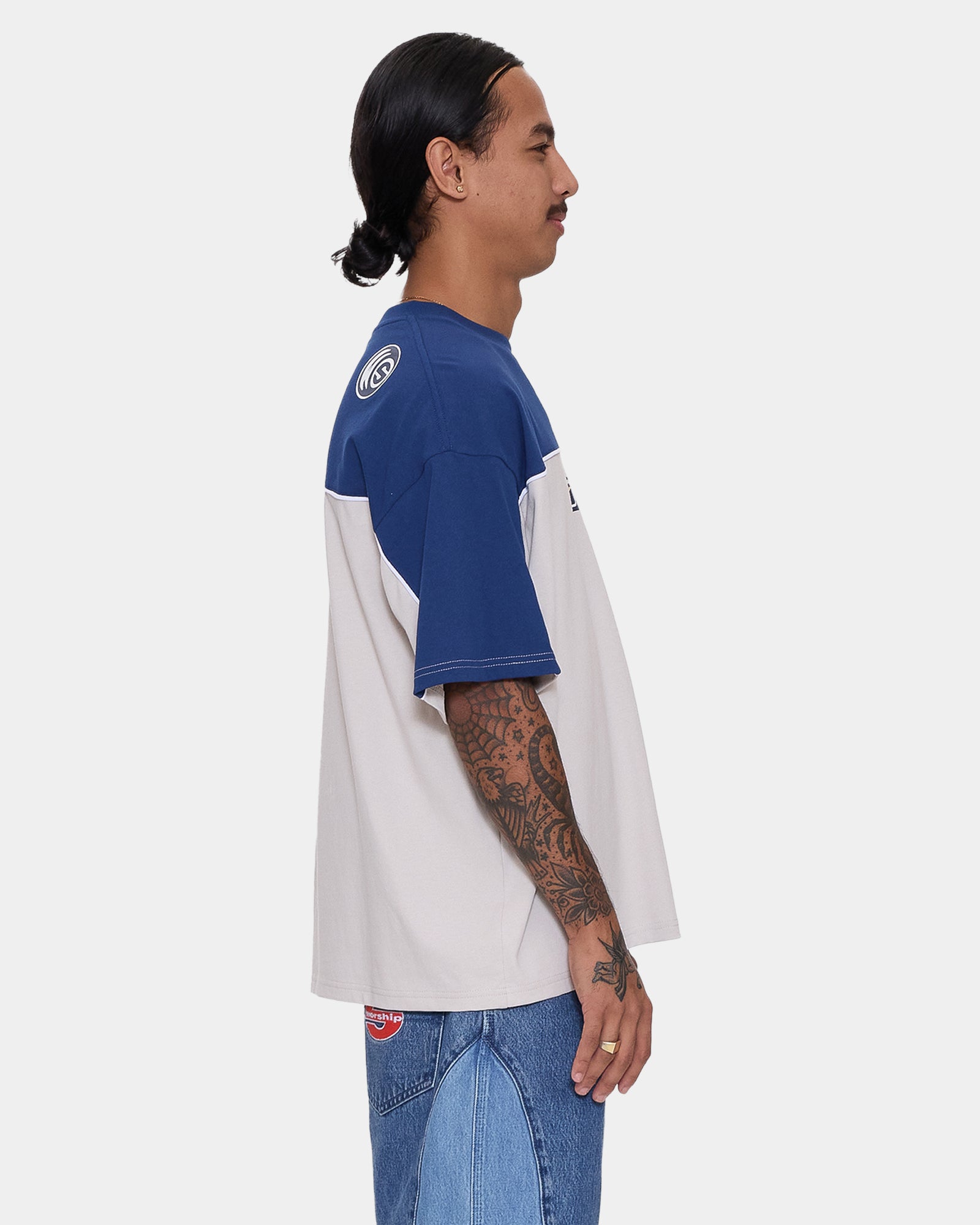 Mens Blender Oversized Panel T-Shirt