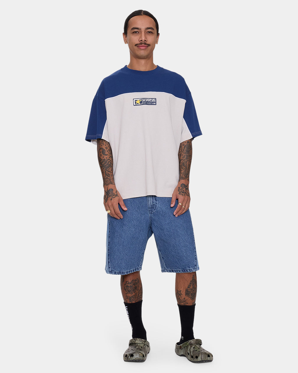 Mens Blender Oversized Panel T-Shirt