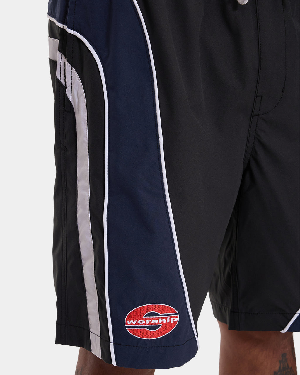 Mens Laps Elastic Swim Shorts