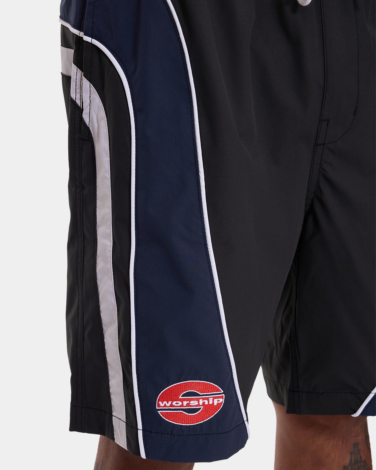 Mens Laps Elastic Swim Shorts