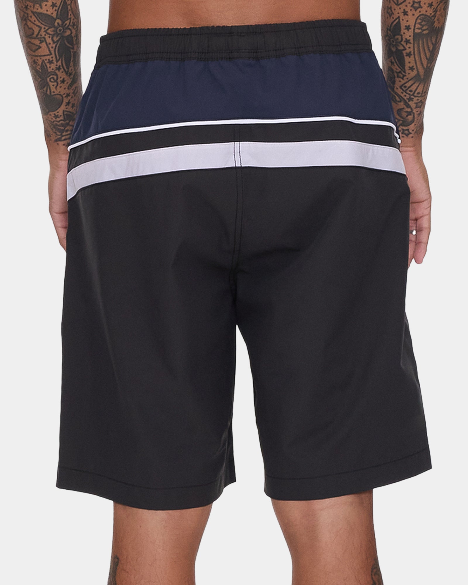 Mens Laps Elastic Swim Shorts