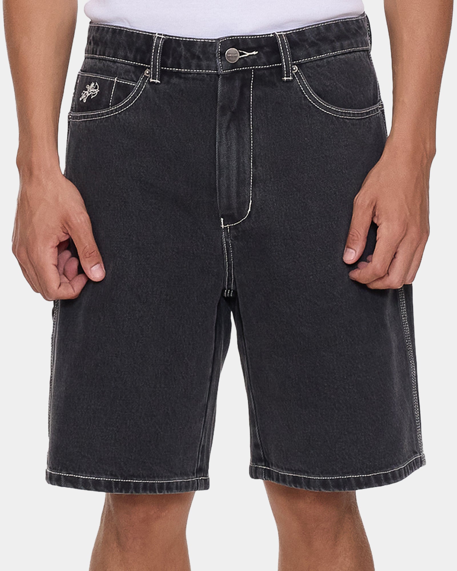 Mens Glazed Carpenter Denim Shorts