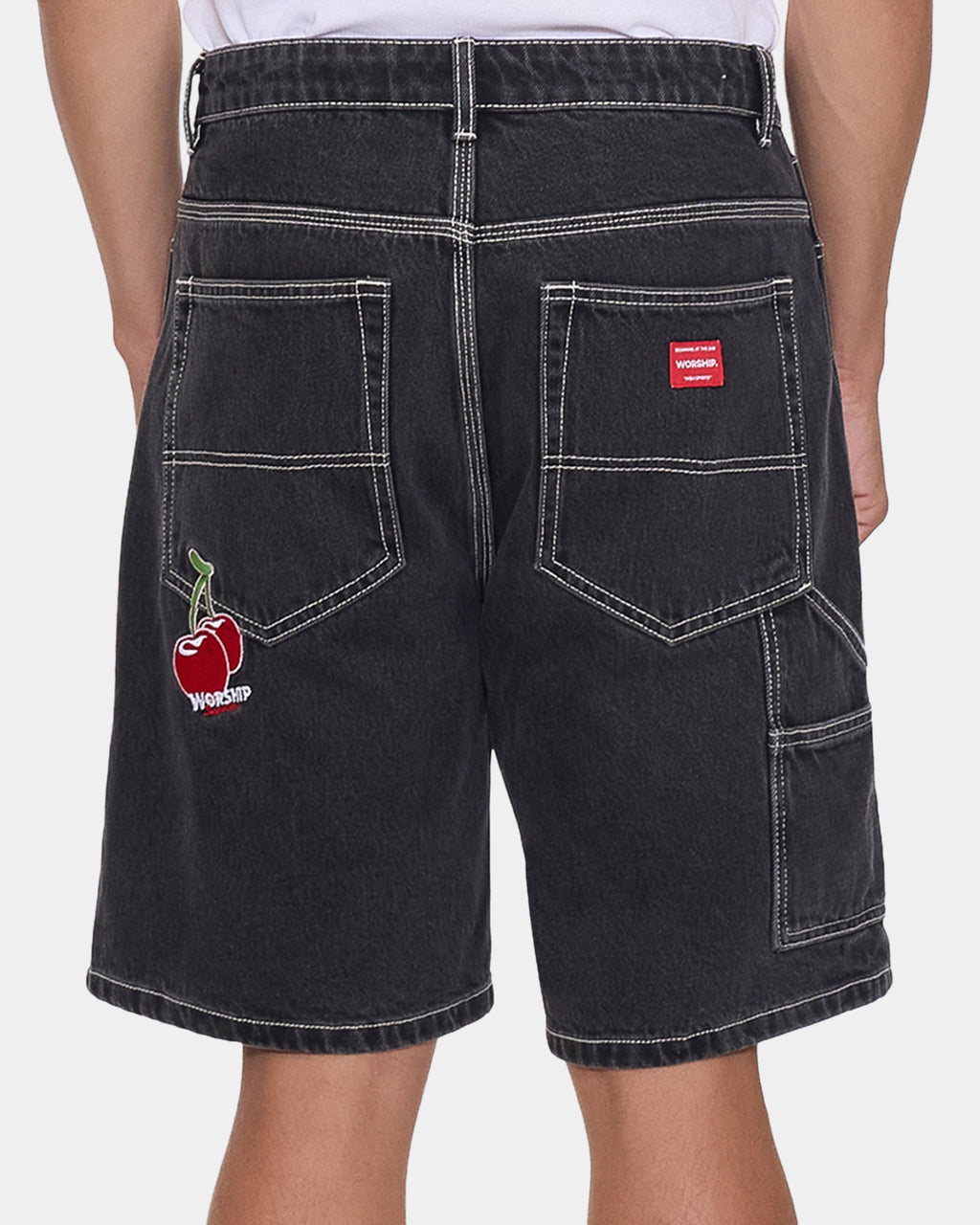 Mens Glazed Carpenter Denim Shorts