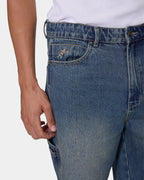 Mens Devilish Carpenter Denim Shorts